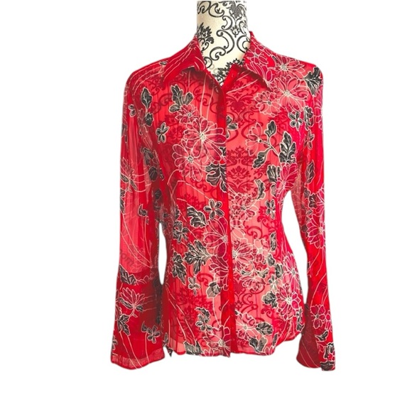 Gorgeous floral blouse by INC International Concepts. - Picture 1 of 6